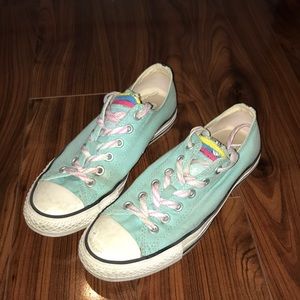 Turquoise Converse